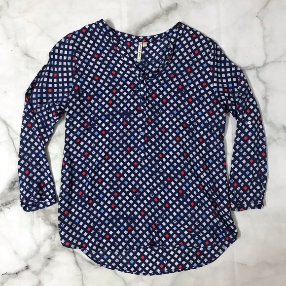 Grand & Greene 1/4 Button Blouse - Picture 1 of 5